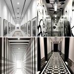 22 Striking Black and White Hallway Decor Solutions
