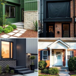22 Striking Vinyl Siding and Brick Exterior Combinations