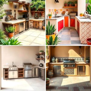 22 Stucco Outdoor Kitchen Designs for Durable and Stylish Cooking