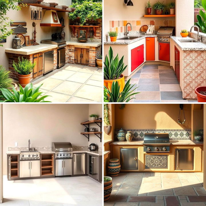 22 Stucco Outdoor Kitchen Designs for Durable and Stylish Cooking ...