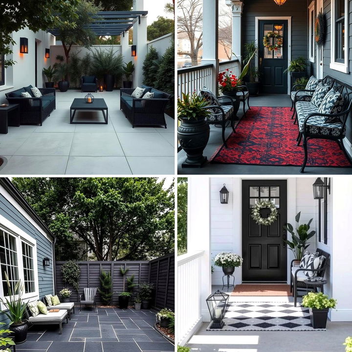 22 Stunning Black Porch Ideas for Modern Outdoor Spaces - Lost At E Minor