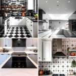 22 Stunning Black and White Kitchen Backsplash Design Ideas