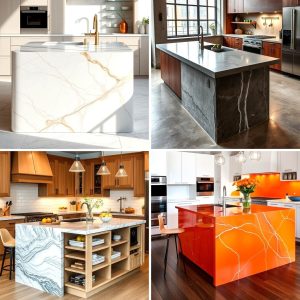22 Stunning Waterfall Kitchen Island Design Inspirations