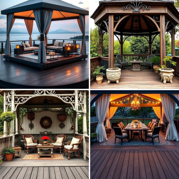 22 Stylish Gazebo on Deck Ideas for Outdoor Living - Lost At E Minor