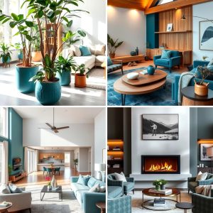 22 Stylish Teal and Grey Living Room Themes for Elegant Spaces