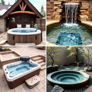 22 Sunken Hot Tub Ideas for Relaxing Outdoor Escapes
