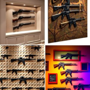 22 Tactical Gun Wall Display and Storage Solutions