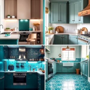 22 Teal Kitchen Ideas Vibrant Cabinetry and Backsplashes