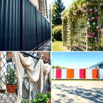 22 Temporary Fence Ideas for Flexible Outdoor Privacy