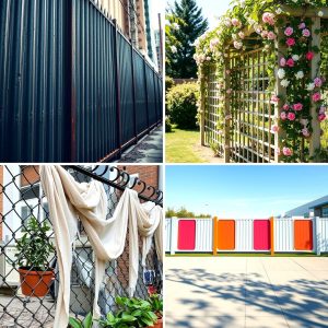 22 Temporary Fence Ideas for Flexible Outdoor Privacy