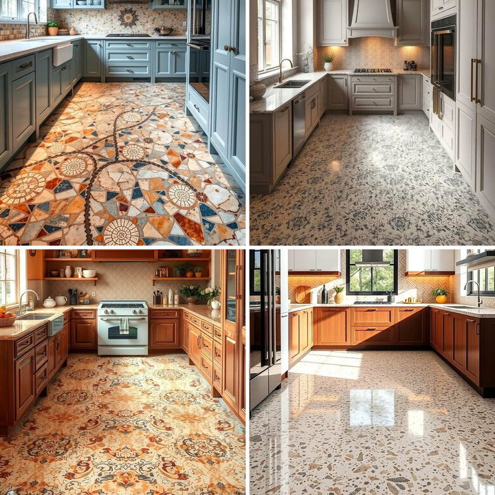 22 Terrazzo Kitchen Floor Ideas for Stylish, Durable Designs - Lost At ...