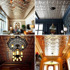 22 Tin Ceiling Ideas to Add Vintage Character