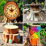 22 Tree Stump Decorating Ideas for Rustic Home Accents