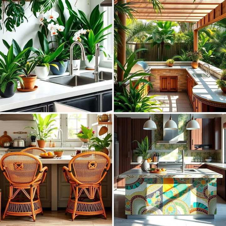 22 Tropical Kitchen Ideas for Vibrant Island Vibes - Lost At E Minor