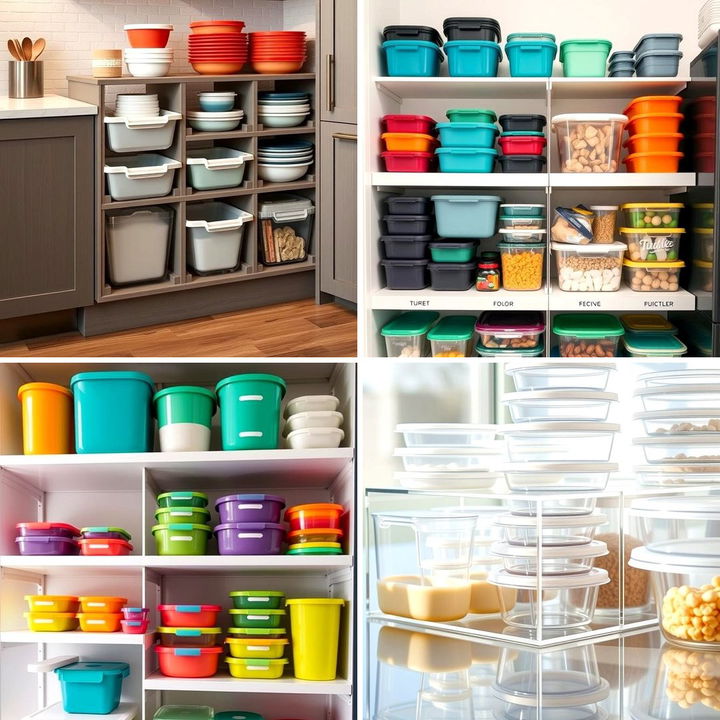 Hoarding Tupperware 22 Tupperware Organization Hacks for Clutter-Free Kitchens - Lost At E ...