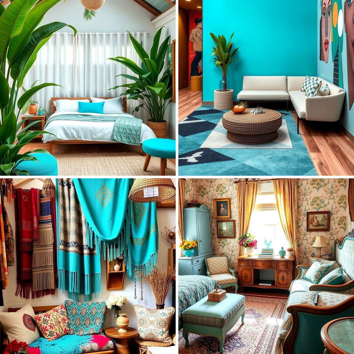 22 Turquoise Bedroom Ideas: Serene to Vibrant Style Guides - Lost At E ...