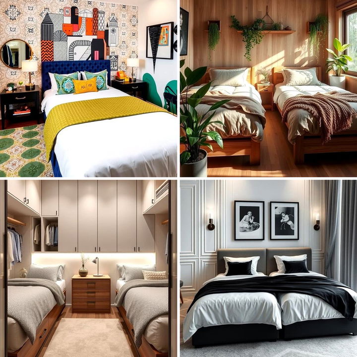 22 Twin Bedroom Ideas for Shared Spaces & Compact Rooms - Lost At E Minor