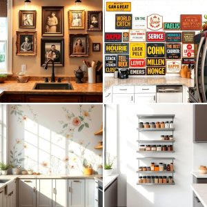 22 Unique Kitchen Wall Decor Ideas Art and Functional Style