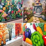 22 Vibrant Garden Mural Ideas to Brighten Outdoor Walls