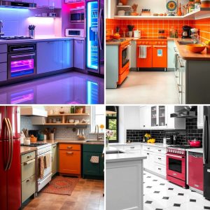 22 Vibrant Kitchens With Colored Appliances Bold Statement Ideas