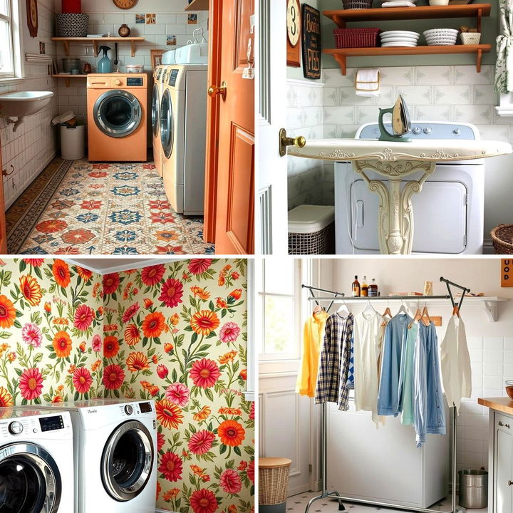 22 Vintage Laundry Room Decor Ideas with Timeless Charm - Lost At E Minor