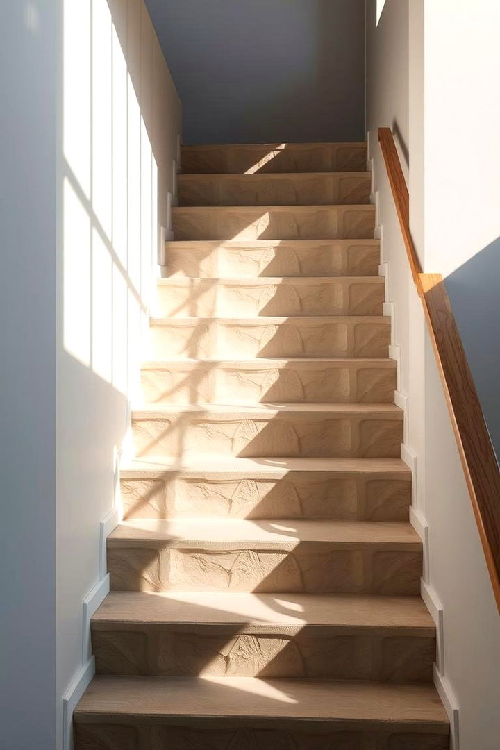 3 D Textured Panels for Innovative Depth - 22 Stair Riser Ideas