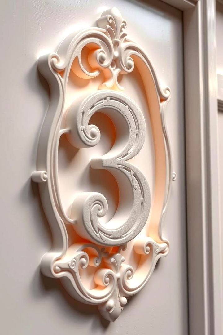 3D Printed Numbers - 22 House Number Ideas
