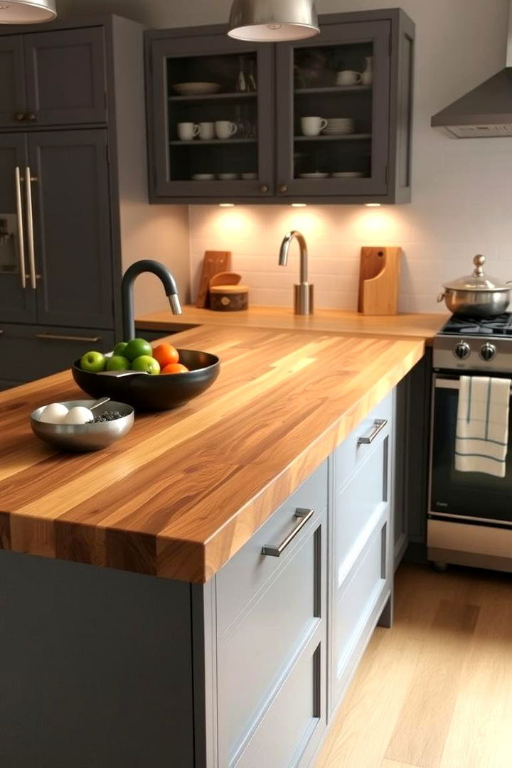 A Stunning Focal Point for Kitchens - 22 Kitchens With Butcher Block Countertops