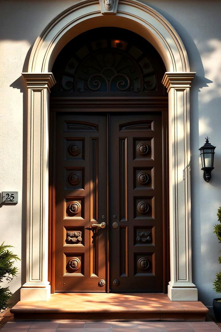 A Welcoming and Grand Entrance - 22 Spanish Style Front Door Ideas