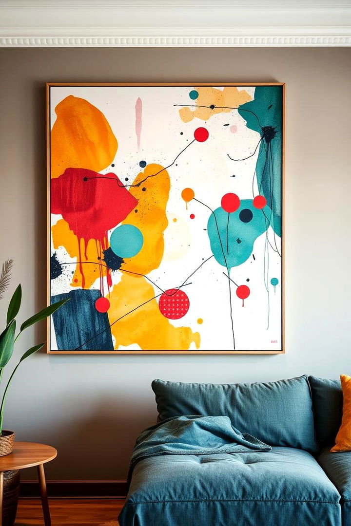 Abstract Art Compositions - 22 Boho Wall Decor Ideas