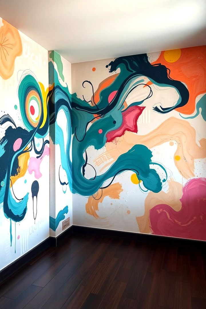 Abstract Art Inspiration - 22 Boys Room Paint Ideas