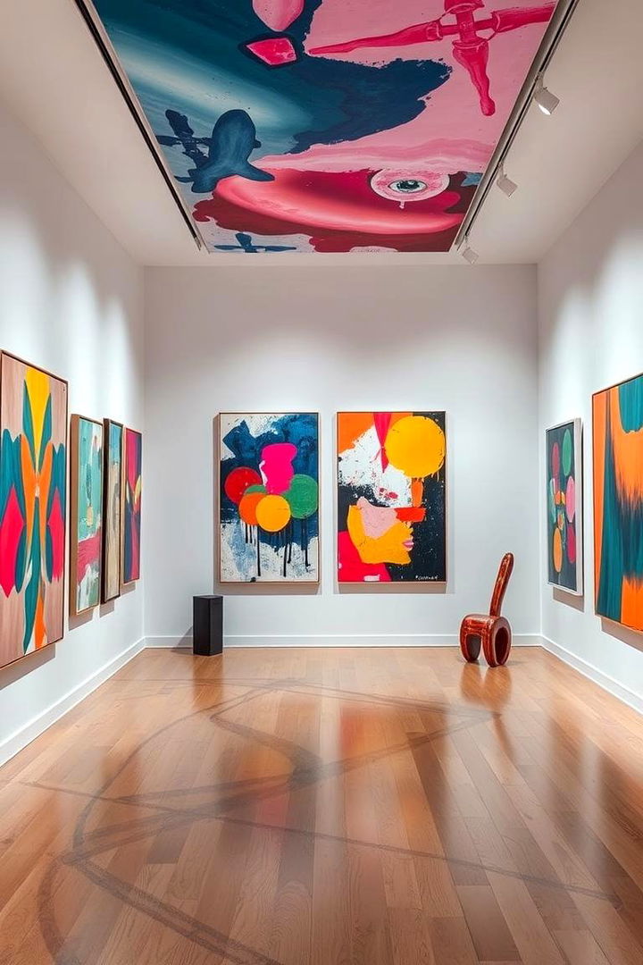 Abstract Art Installations - 22 Glam Interior Design Ideas