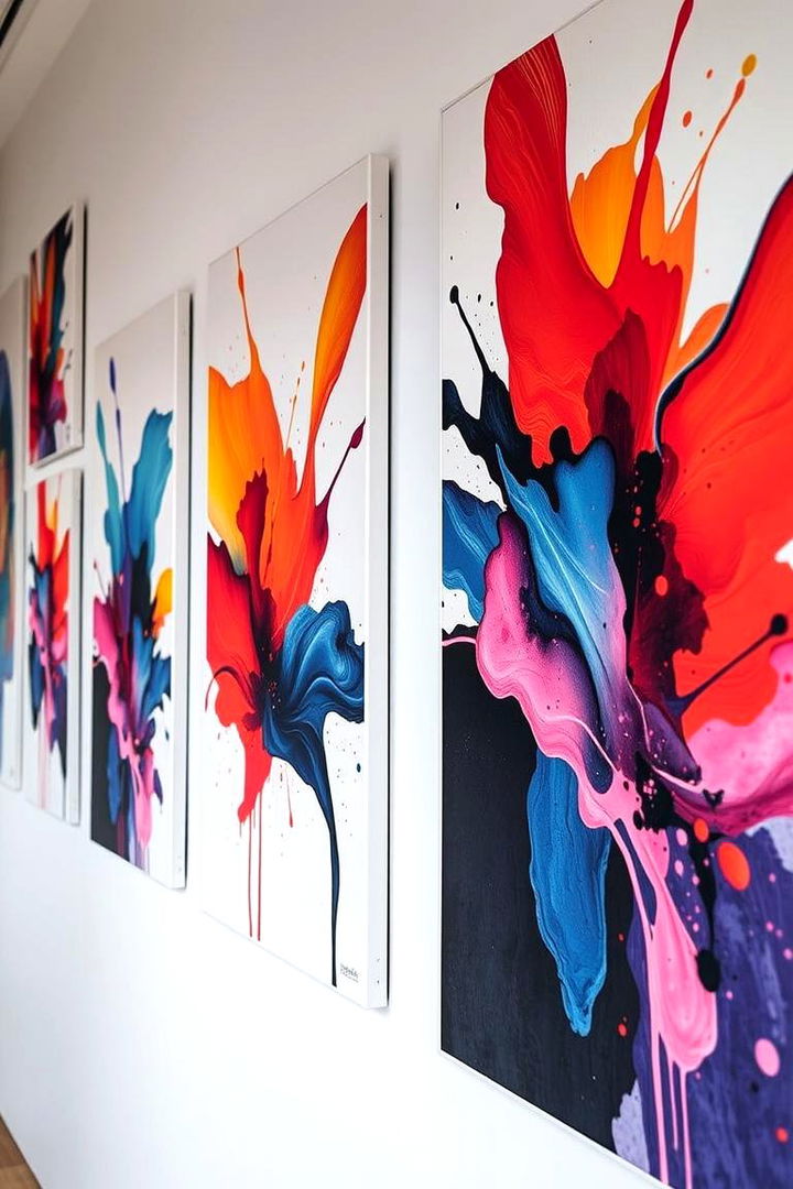 Abstract Art Pieces - 22 Wall Decor Ideas