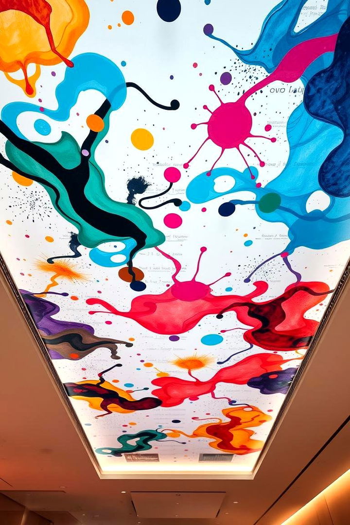 Abstract Art - 22 Ceiling Wallpaper Ideas