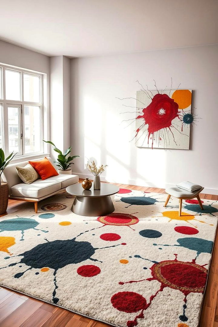 Abstract Artistry - 22 Boho Rug Ideas