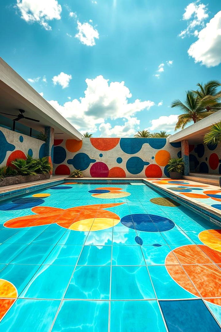 Abstract Expressionism - 22 Pool Tile Ideas