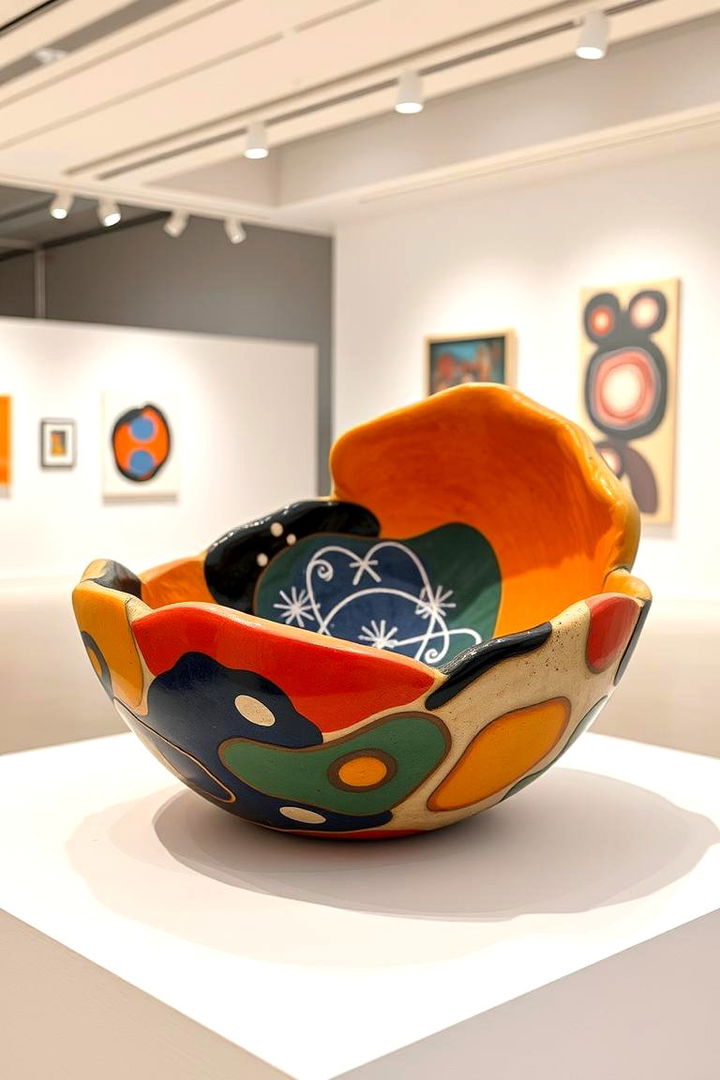 Abstract Modern Dough Bowl - 22 Dough Bowl Decor Ideas