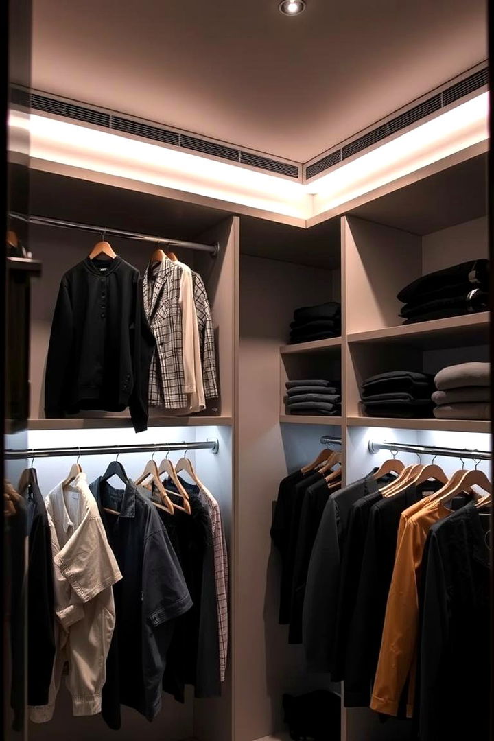 Accent LED Spot Lights - 22 Closet Lighting Ideas