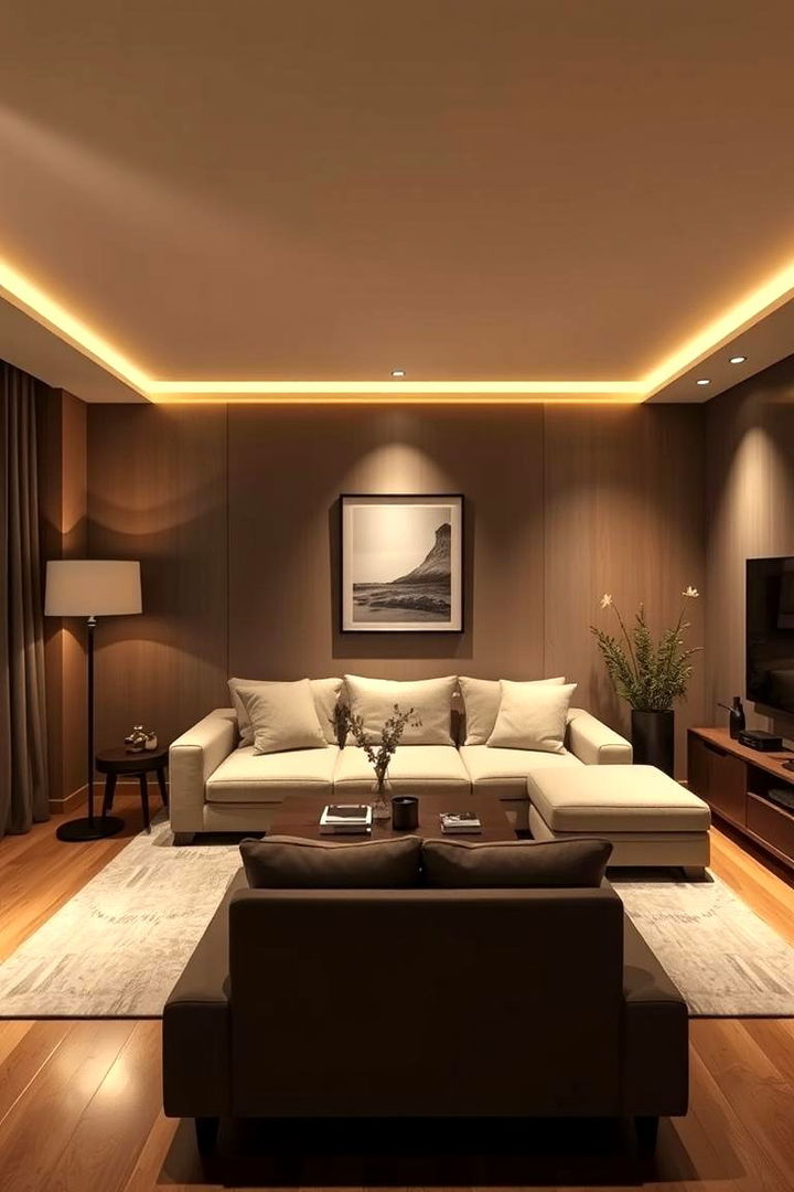 Accent Lighting Arrangements - 22 Korean Living Room Ideas