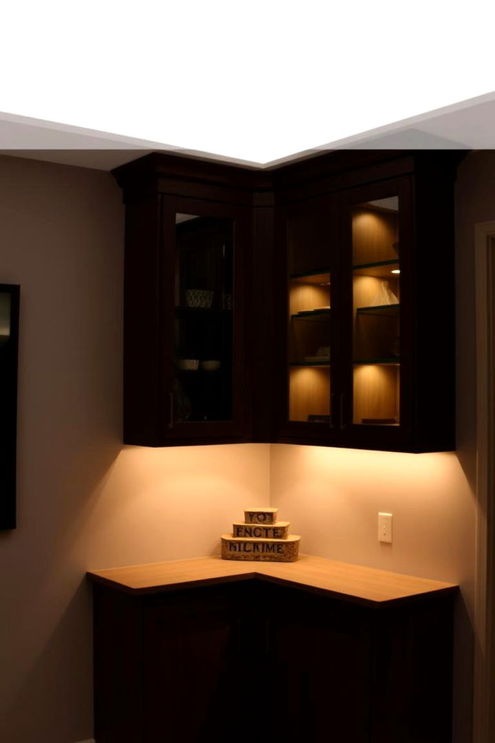Accent Lighting Enhancements - 22 Corner Cabinet Ideas