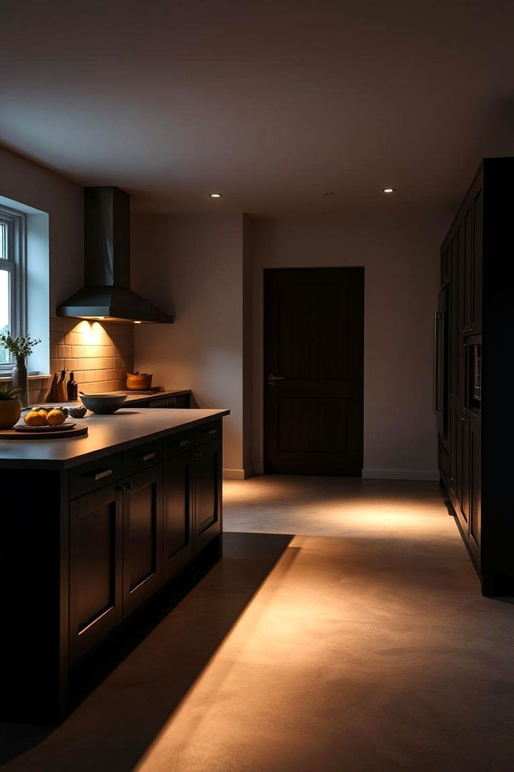 Accent Lighting Impact - 22 Kitchens With Grey Floors