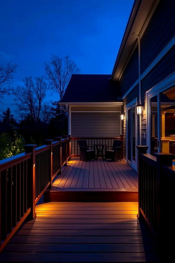 Accent Lighting for Architectural Highlights - 22 Deck Lighting Ideas