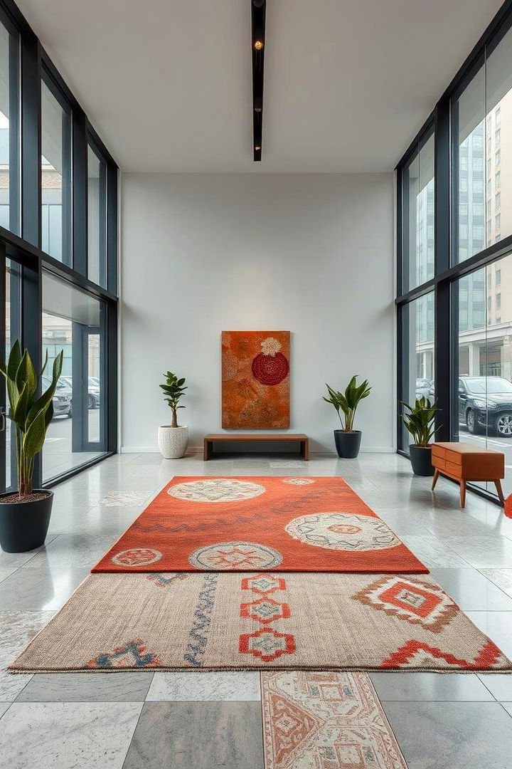 Accent Rugs and Floor Patterns - 22 Metro Style Interior Design Ideas