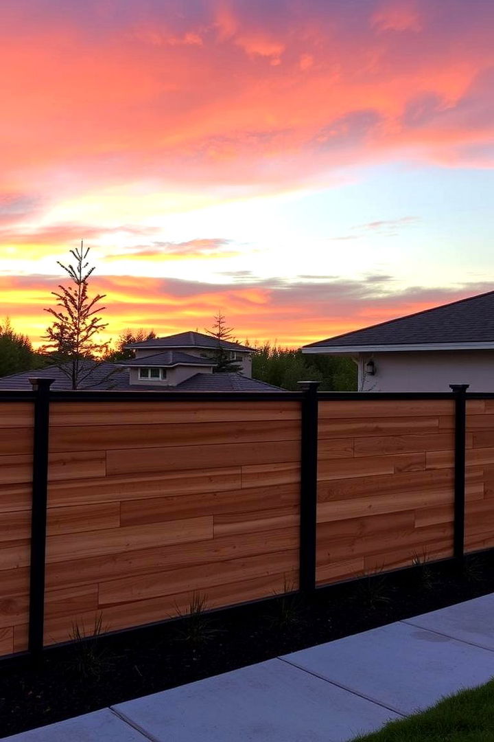 Accented Contemporary Cedar Designs - 22 Cedar Fence Ideas