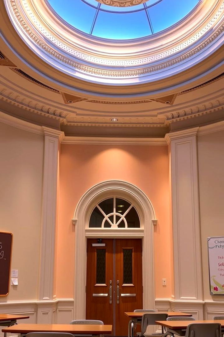 Accentuate Architectural Features with Lighting - 22 Classroom Lighting Ideas