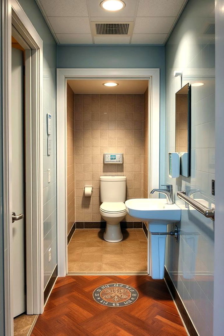 Accessibility and Comfort - 22 Restaurant Bathroom Ideas