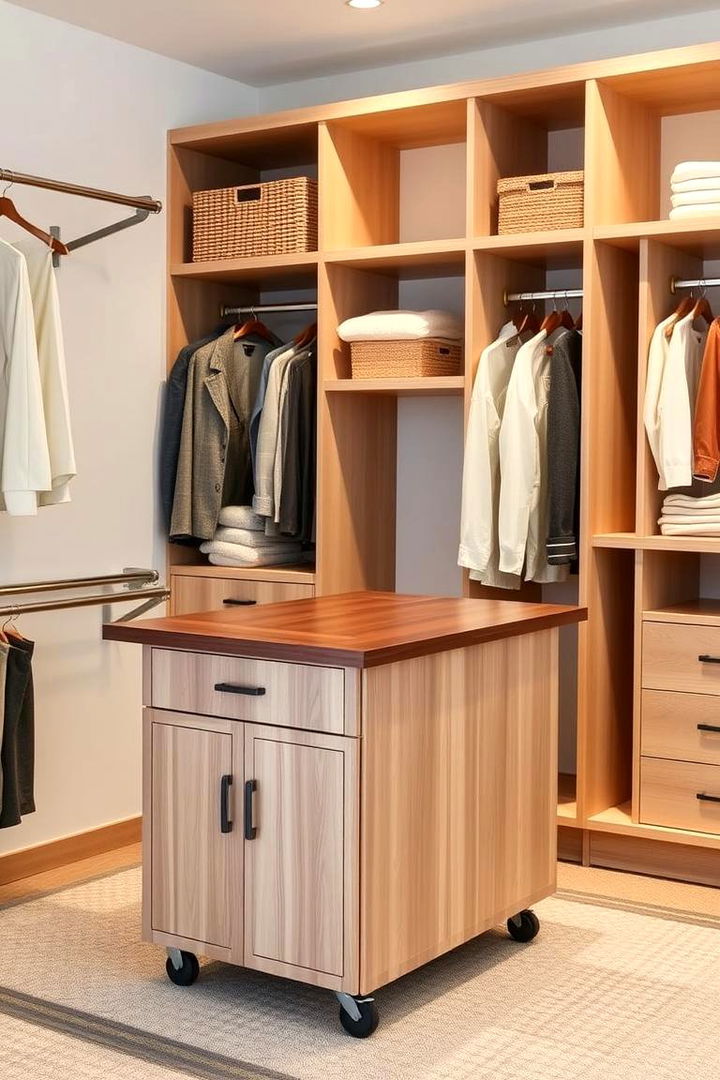 Accessible Adjustable Features - 22 Closet Island Ideas