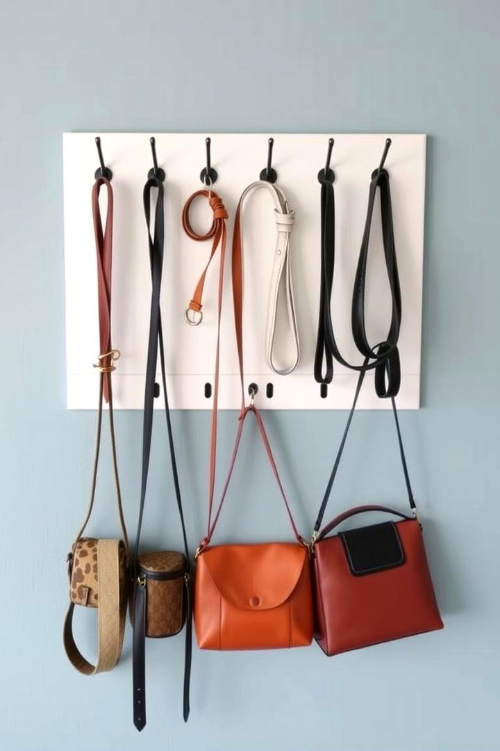 Accessory Hooks Installation - 22 Hall Closet Organization Ideas