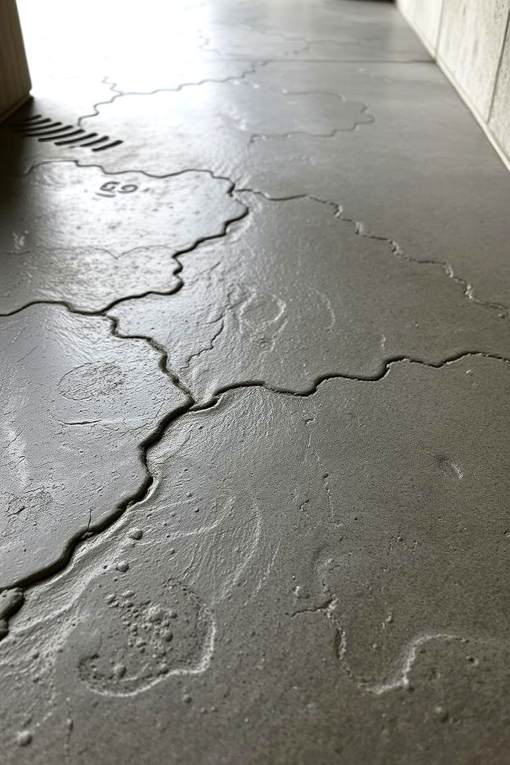 Acid Etched Textured Concrete - 22 Types of Concrete Floor Finishes