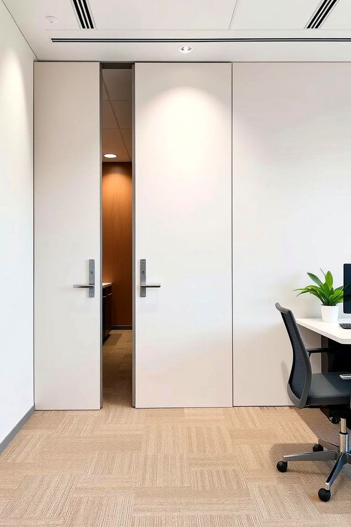 Acoustic Doors for a Quiet Workspace - 22 Home Office Door Ideas